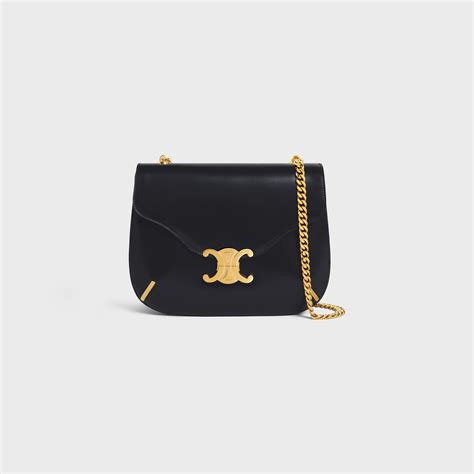 celine chain besace triomphe|Celine triomphe bag.